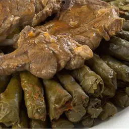 Ribs and Grape Leaves Casserole
